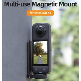 Taoke Multifunctional Magnetic Mount Compatible with Insta360 X4/X3/ONE RS/X/X2/ACE/ACE PRO, Pocket 2 & 3 Cameras, Handle with Angles Adjustment