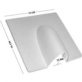 1STec White External Drill Brick Damage Weather Shield Cover + Internal Hole Tidy Cable Bush Kit for up to 7mm Coaxial TV Alarm/Telephone Wire RG59 Coax CCTV Low Voltage Garden Lights & Power Leads