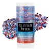 Barra De Purpurina Corporal Roja, Blanca Y Azul, 0,56 Oz