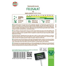 Sperli 82746 Lamb's Lettuce (Rapunzel) Vit (MaxiPack) (Salad Seeds)