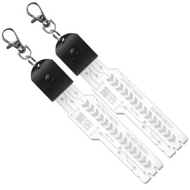 LED cyberpunk pendant, USB rechargeable with multiple lighting modes, futuristic cyberpunk accessories for led cyber mask (Style-C)