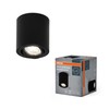 OSRAM Spot Surface Round Ceiling Spotlight, Black, with GU10 Socket,