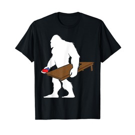 Bigfoot Sack And Corn Hole Board Bean Sand Bag Toss Cornhole T-Shirt