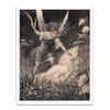 MIDSUMMER NIGHT'S DREAM, Poster Vintage 1800's Premium Art Reprint (17x13")