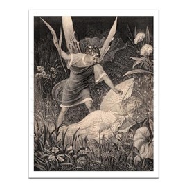 MIDSUMMER NIGHT'S DREAM, Poster Vintage 1800's Premium Art Reprint (17x13")