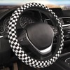 Black and White Checkered Racing Flag Checkerboard Square Grid Car