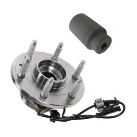 alxiang Front Wheel Hub & Bearing Assembly w/36mm Socket for Chevy for Avalanche 2007-2013 for Tahoe 2007-2014 for Silverado 1500 2007-2013 for Suburban 1500 2007-2014 4X4