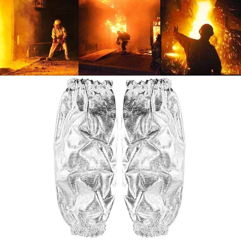 1000 Degree Heat Foil Fireproof Over Sleeve Aluminum Arm Guard