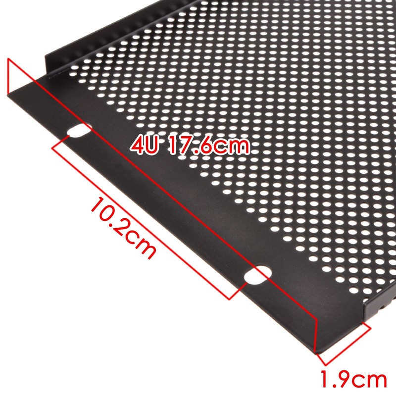Mesh Vented 4U Blanking Plate for 19 inch Rack Mounted
