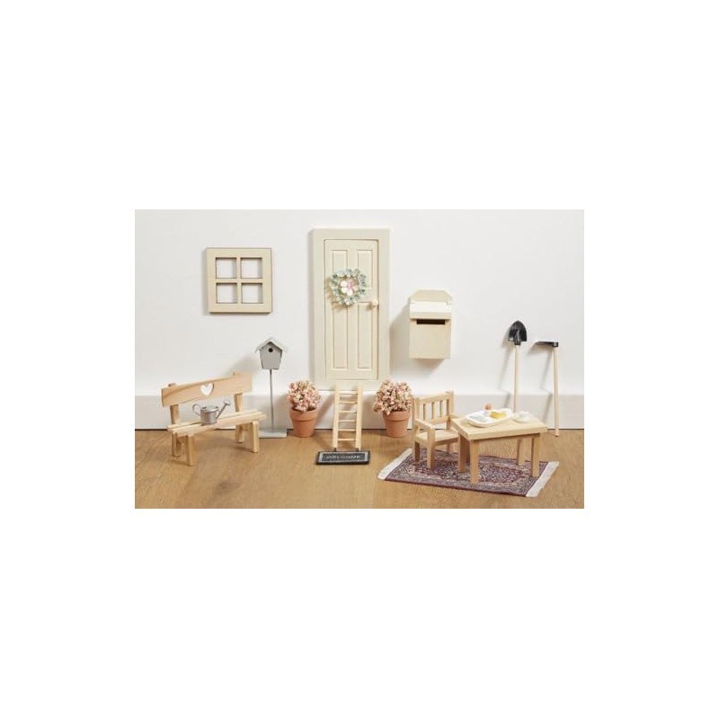 Hobbyfun Wooden Bench with Heart