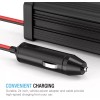 Maxboost 300W Power Inverter [2Pcs] Dual 110V AC Outlet/Dual 24W
