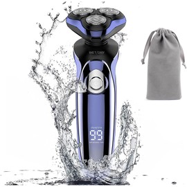 Electric Razor for Men - Electric Men Shaver Beard Trimmer - Waterproof USB Fast Charging - Hair Trimmer, Best Gift for Dad, Boyfriend