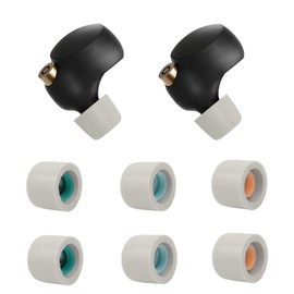 Passgenau Komfortabler Ersatz Memory-Schaum Ohrstöpsel Kompatibel mit WF-1000XM4 Komfortables Ersatzset Comfort-Boosted Premium Memory Foam Earbud Tips Pro-Grade, 3 Paar S/M/L, Grau