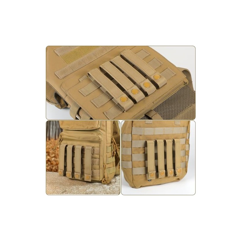 4 Pack Molle Straps with Snaps 6 inch, Tactical Mod
