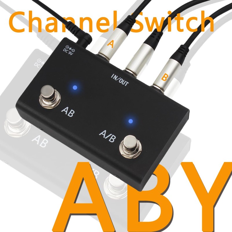 Adoerpai ABY Pedal Channel Switch Box AB Selector True Bypass