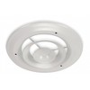 CAI Approved Ceiling Diffuser, Round, Duct Size 10", Wht