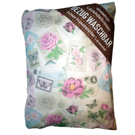 VITASIMPLEX Lavender Cushion with Cover 215 (Rose Paris) 24cm x 20cm with Genuine French Lavender from Provence