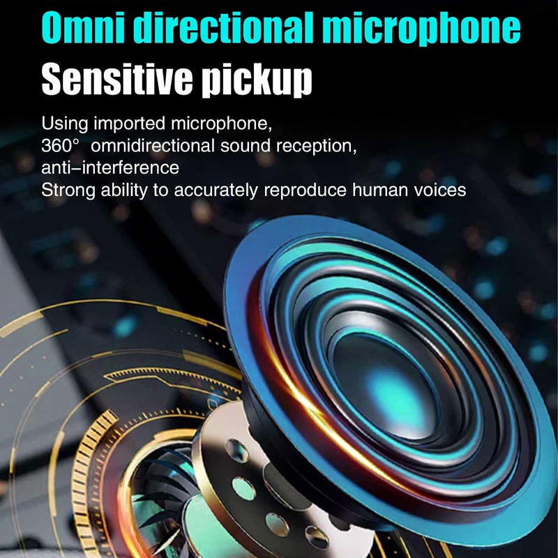 Wireless Lavalier Microphone, Mini Lapel Microphone Wireless with Hi-Fi Audio,