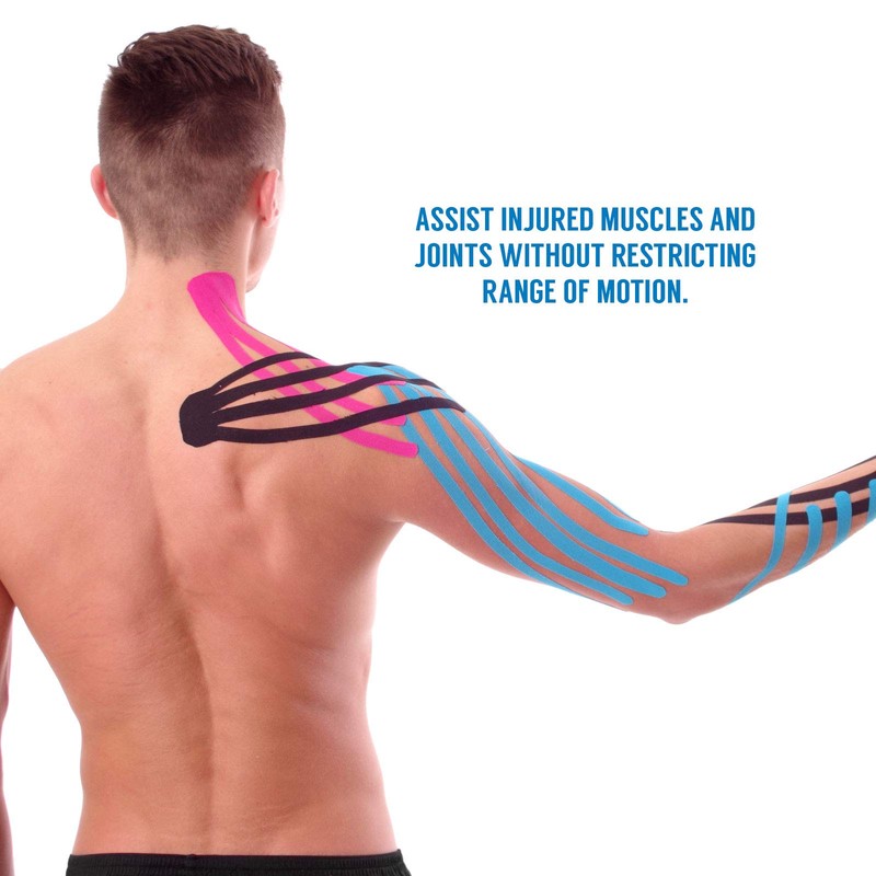Proworks Kinesiology Tape | 5m Roll of Elastic Muscle Support