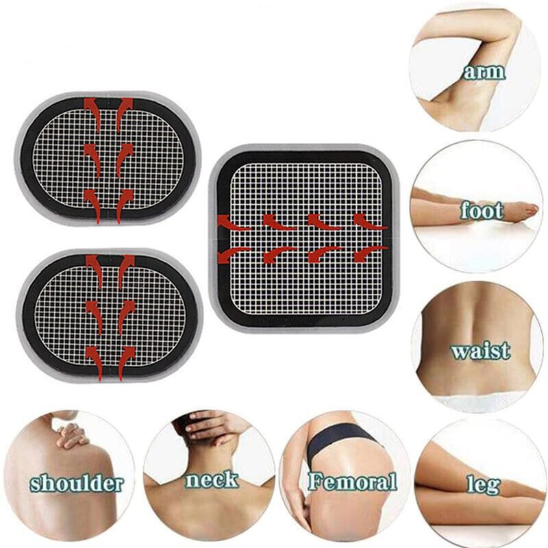 3 Generic Gel Replacement Pads Electrodes Pads Compatible for Slendertone