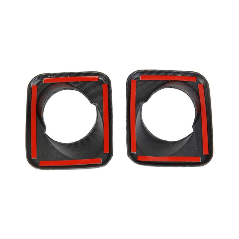 crosselec Carbon Fiber Tail Gate Licence Light Cover Trim for