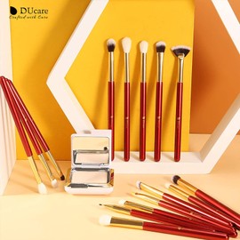 Red Eye Makeup Brush Set 