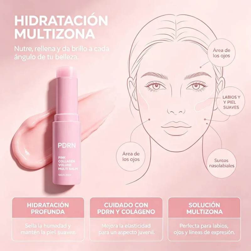 2pc Barra De Sérum Facial De Colágeno Hidratante Multiacción