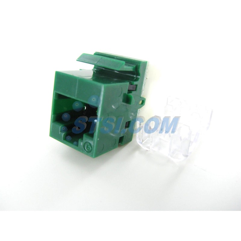 Siemon MX6-K07 Cat6 RJ45 Keystone Modular Jack, Green ~STSI