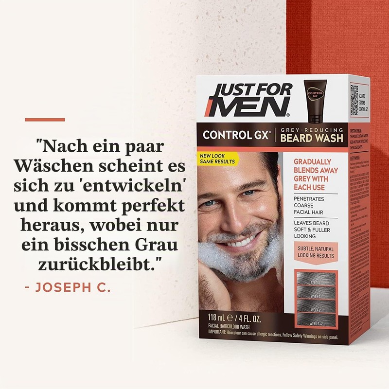 Just For Men Control GX Grey Reducing Beard Shampoo for