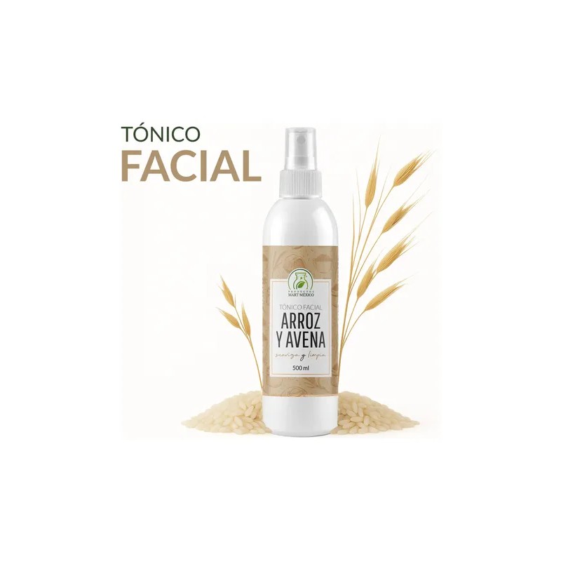 Tónico Facial De Arroz & Avena Anti Manchas (500ml)