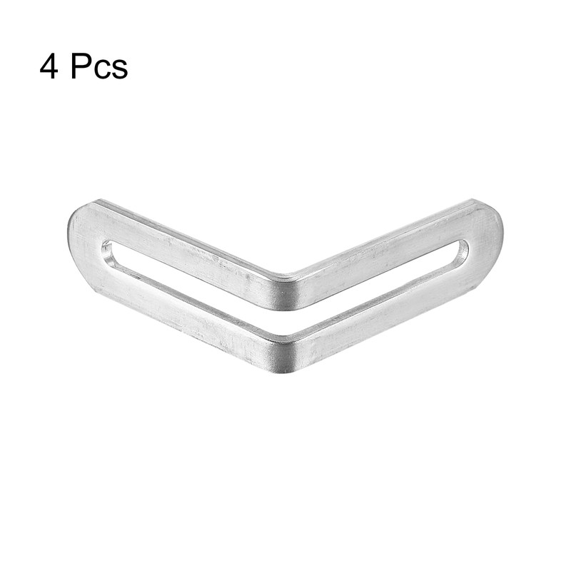 sourcing map Adjustable Corner Code, 4Pcs 48x48mm - Stainless Steel