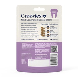 GROOVIES Cat Dental Treat (1.76 oz, Tuna)