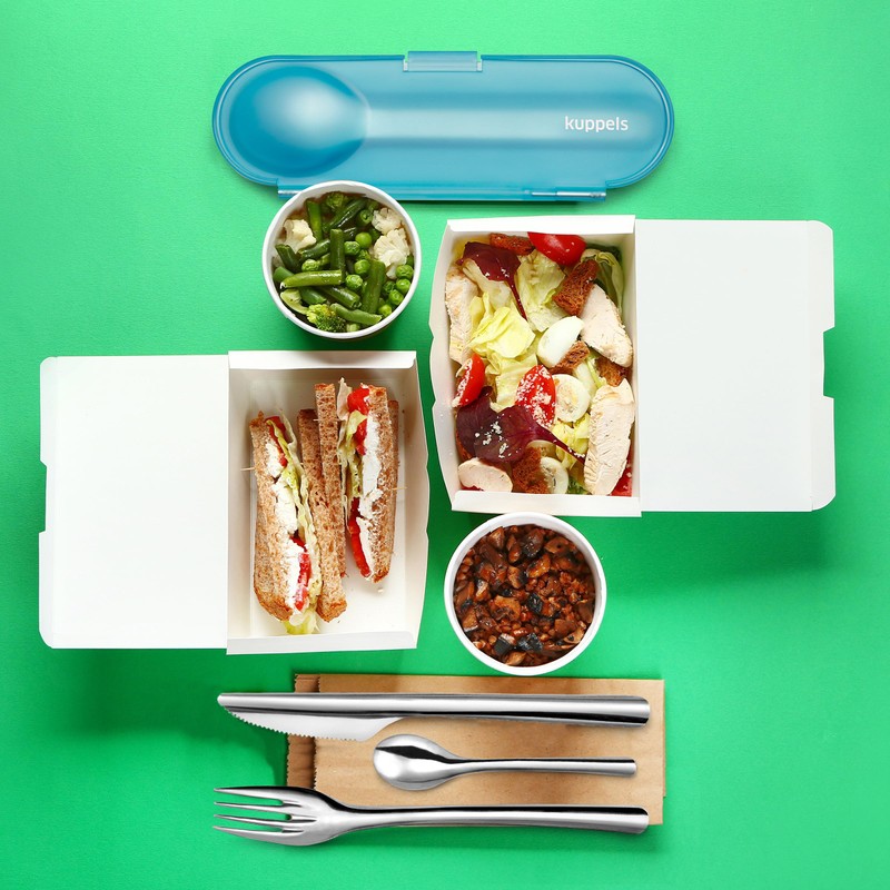 Slim2 60 Piece Cutlery Set Reusable & Recyclable for 12