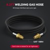 ARCCAPTAIN Argon/CO2/Helium Regulator with 8.2FT Inert Gas Welding Hose, MIG