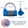 Surplex 2 Pack 5 Digit Combination Padlock, Waterproof Antirust, Combination
