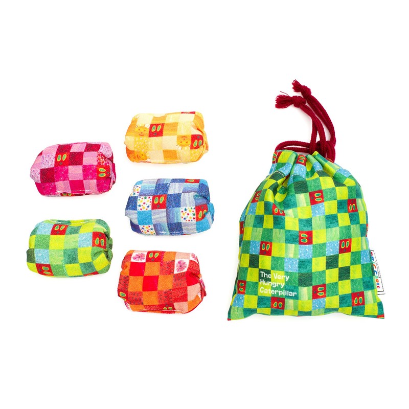 Harapeko CKEC0011 Japanese Miscellaneous Goods Beanbag Drawstring Set, Patchwork