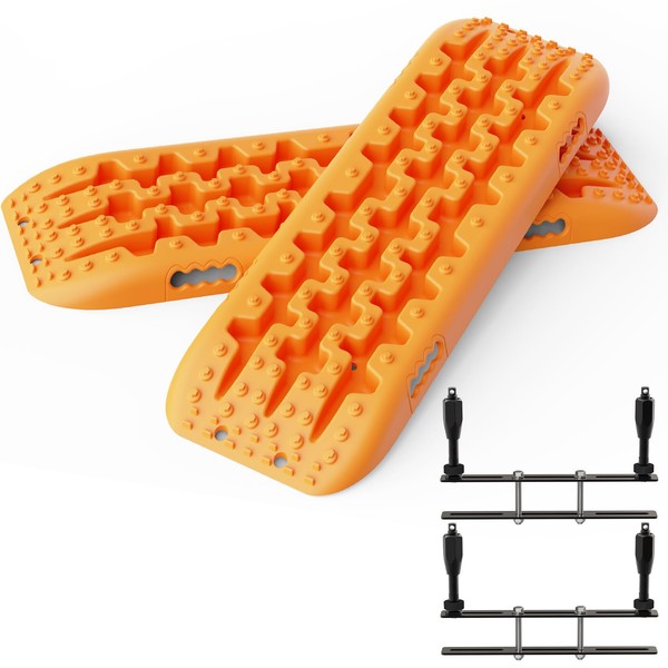 ALL-TOP Recovery Traction Boards, 2PCS & Mounting Kit, Reinforced Off