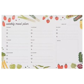 Now Designs Weekly Meal Planner with 60 pages, Farmers Market