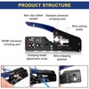 RJ45 Crimping Tool, Network Tool Set with 20 x RJ45
