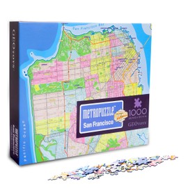 GEOTOYS San Francisco Metro Puzzle, 1 EA