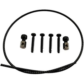KlickFix Replacement Part Set Handlebar Adapter, Replacement Parts Bicycle Basket Bracket, Screws, Rope and Clamping Screw