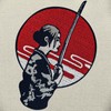 Bushidou Embroidered Badge Iron on or Sew on Patch