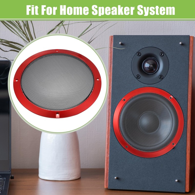 Motoforti 8 Inch Car Speaker Mesh Cover Round with Screws