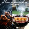G.a HOMEFAVOR 14-Slot Chicken Leg Rack for Grill & Wings