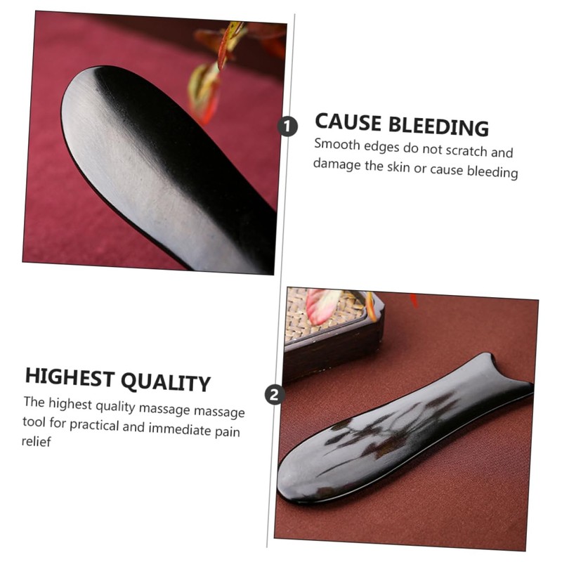 FRCOLOR 2pcs Pulling Tablet Massage Board Facial Tools Neck Back