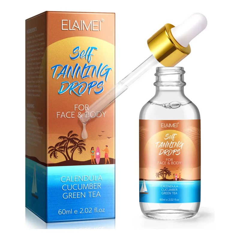 Bronceado Natural Rostro Cuerpo Tono Dorado Piel Radiante
