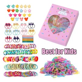 1221pcsmini Ligas Pelo Bandas Elásticas Para El Cabello Etc