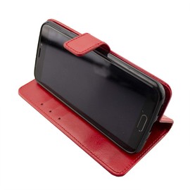 caseroxx Bookstyle-Case for Doro 8080/8062, Cover, faux leather, red, Card Slots & Magnetic Closure