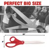 Red Ribbon Cutting Ceremony Kit – 25" Giant Scissors for