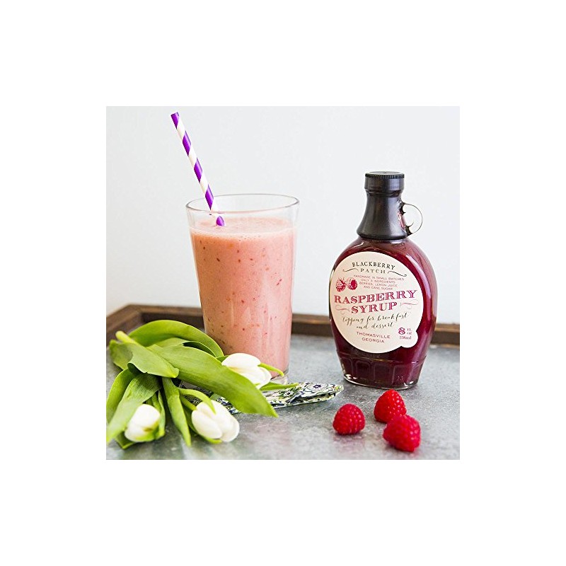 BLACKBERRY PATCH Raspberry Syrup, 8 OZ